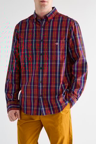 Camicia in cotone bio - Blu