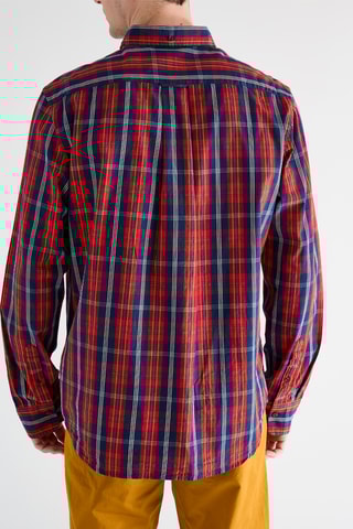 Camicia in cotone bio - Blu