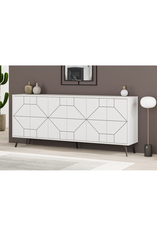 Buffet - 6 portes - 183,8 x 77,4 x 35 cm