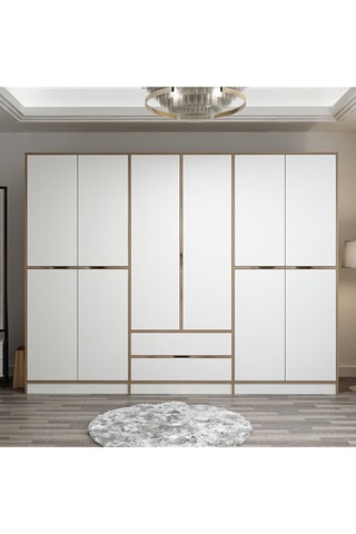 Armoire 10 portes - 277 x 208 x 52 cm