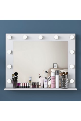 Coiffeuse en bois de sapin - 120 x 79,8 x 44,5 cm