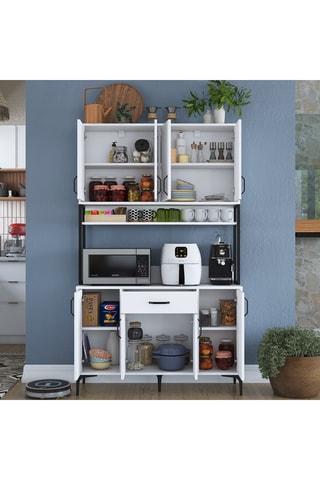 Buffet de cuisine JE127 -2984 - 120 x 198,6 x 38 cm