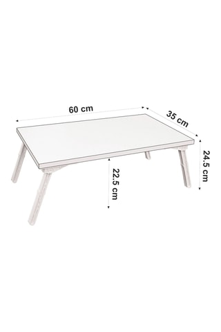 Support pour ordinateur portable Gusto - 60 x 24,5 x 35 cm