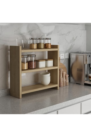 Etagère de cuisine murale 3 niveaux - 44 x 10 x 40 cm