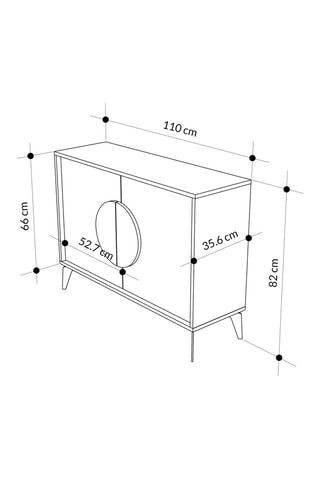 Console - 110 x 35,6 x 82 cm