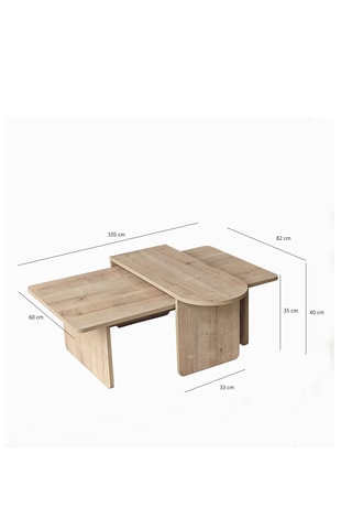 Table basse - 105 x 60 x 35 cm
