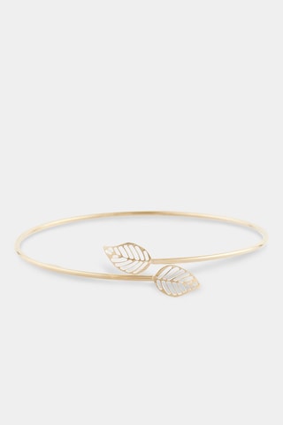 Pulsera abierta Petal - Oro amarillo