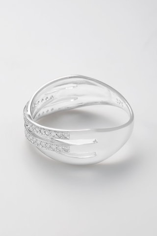 Anillo Mia - Oro blanco y diamantes