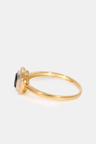 Anillo Myriade - Oro amarillo, diamantes y zafiros