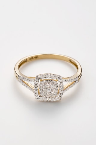 Anillo Rosie - Oro amarillo y diamantes