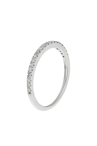 Alianza Délice - Oro blanco y diamantes