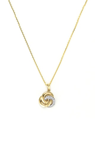 Colgante Trior -  Oro amarillo y diamantes