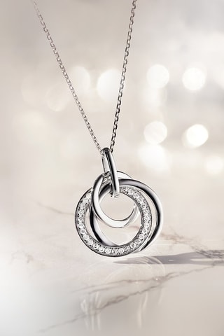 Colgante Ceuta - Oro blanco y diamantes