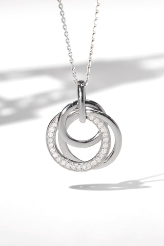 Colgante Ceuta - Oro blanco y diamantes