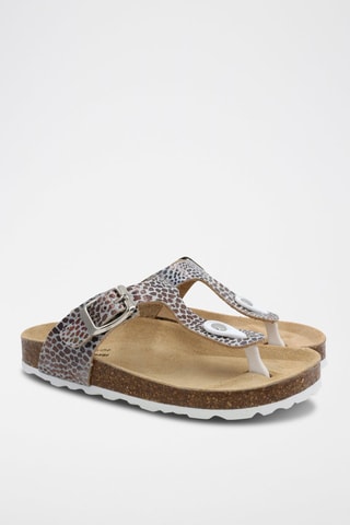 Slippers Rosso Zilverkleurig en Bruin