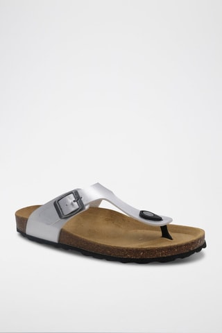 Teenslipper Rosso 
Zilverkleurig