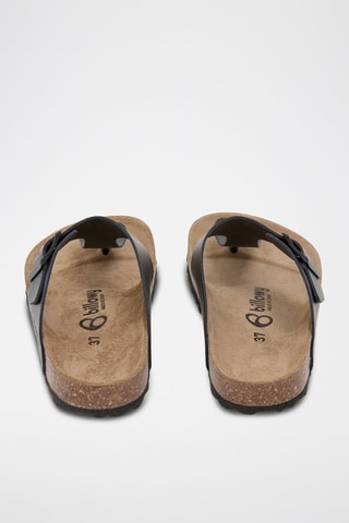 Sandali in pelle - Nero