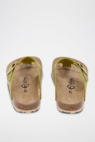 Sandali in pelle - Verde