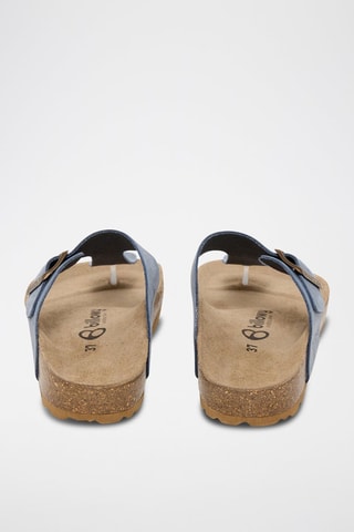 Sandali in pelle - Blu