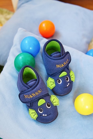 Pantoffels Luna Marineblauw