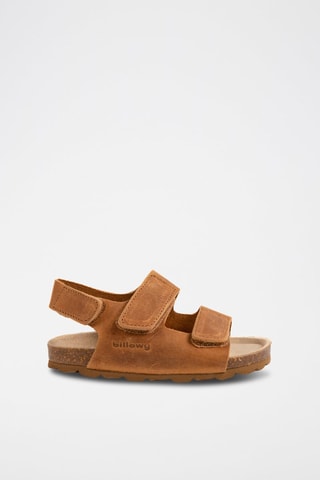 Nubuck Sandalen Camel