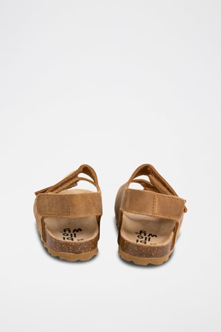 Nubuck Sandalen Camel