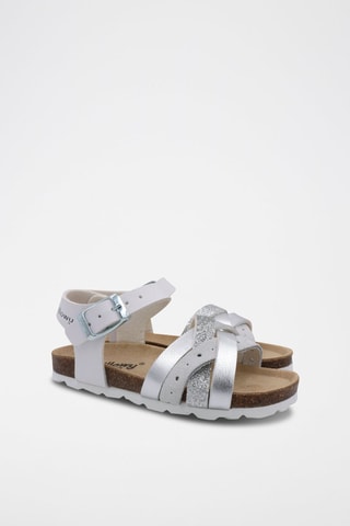 Sandalen Rosso Wit en Zilverkleurig