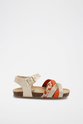 Sandalen Rosso Goudkleurig en Oranje