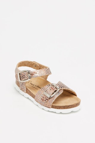 Sandalen Goudkleurig en Donkerbruin