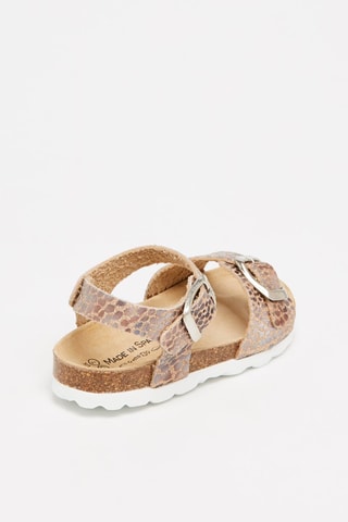 Sandalen Goudkleurig en Donkerbruin