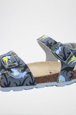 Sandalen Rosso Grijs en Zwart