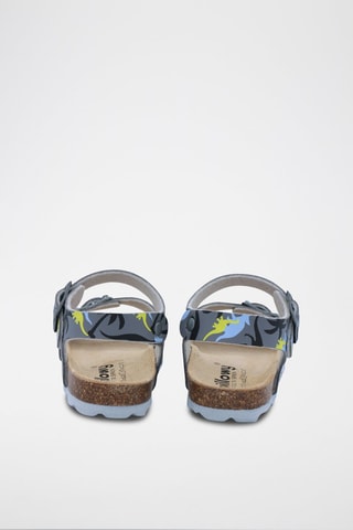 Sandalen Rosso Grijs en Zwart