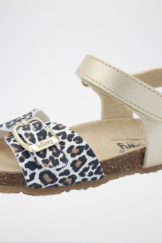 Sandalen Rosso Goudkleurig en Ecru