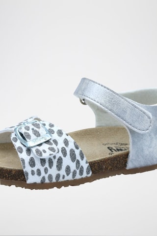 Sandalen Rosso Zilverkleurig en Wit