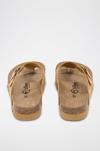 Sandali in pelle scamosciata - Marrone