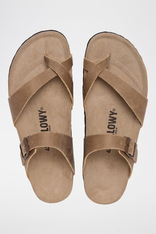 Sandali in pelle - Beige