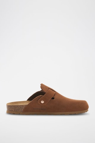 Nubuck Clogs Rosso Bruin