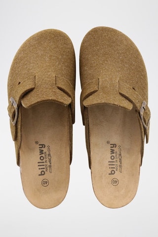 Nubuck Clogs Rosso 
Kaki