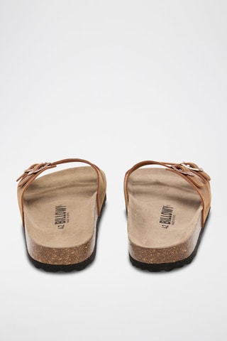 Ciabatte in pelle - Marrone