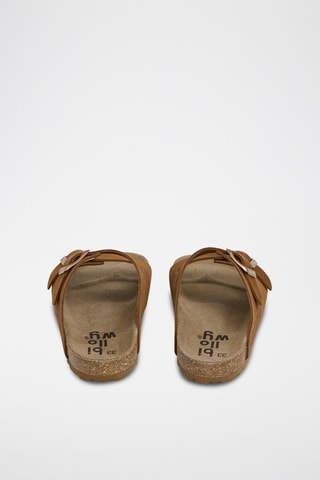 Nubuck Muiltjes - Bruin