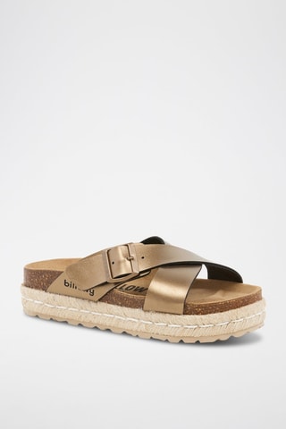 Sandali platform - Marrone