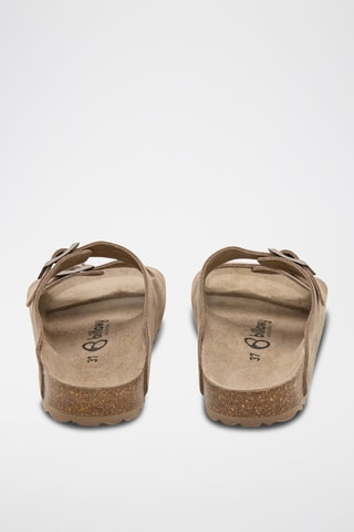 Ciabatte in pelle - Marrone