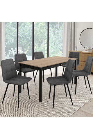 6 sillas Linda - 46 x 88 x 55 cm