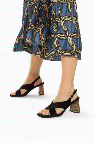 Sandalen met Hak Milan - Zwart