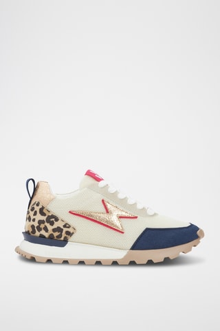 Sneakers platform Keira - Bianco e navy