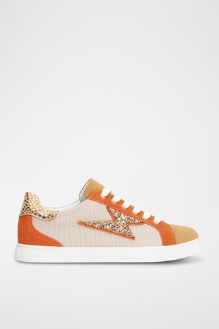 Sneakers Gaëlle - Beige e arancione