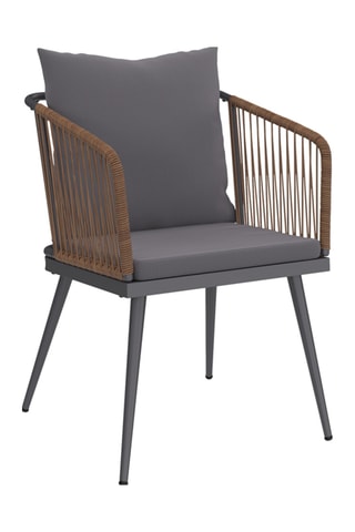 2 sillas de jardín Florida - 55,5 x 76 x 54,5 cm