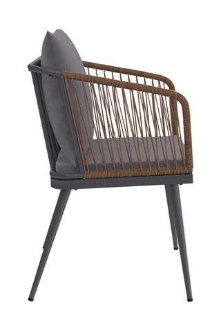 2 sillas de jardín Florida - 55,5 x 76 x 54,5 cm