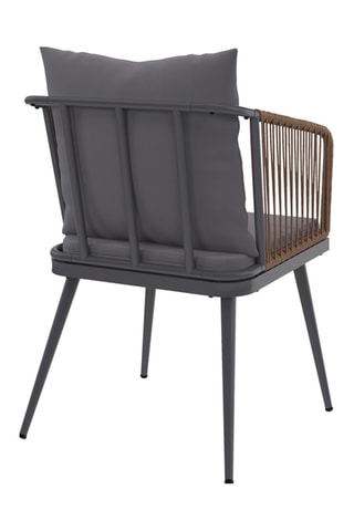 2 sillas de jardín Florida - 55,5 x 76 x 54,5 cm