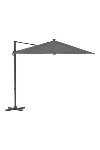 Sombrilla excéntrica rectangular LED con pata Sombra - 12 m²